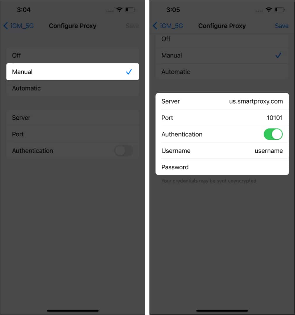 Comment configurer un proxy sur un iPhone