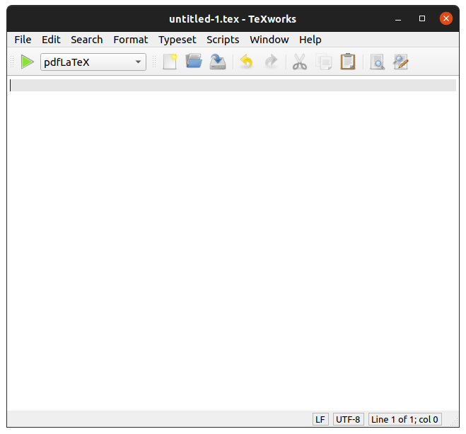 Éditeurs Latex Linux Texworks