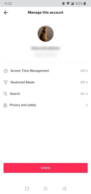 Tiktok Parental Controls Parent Unlink