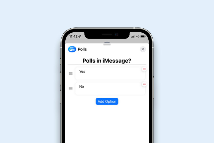 Comment créer des sondages dans les discussions de groupe iMessage