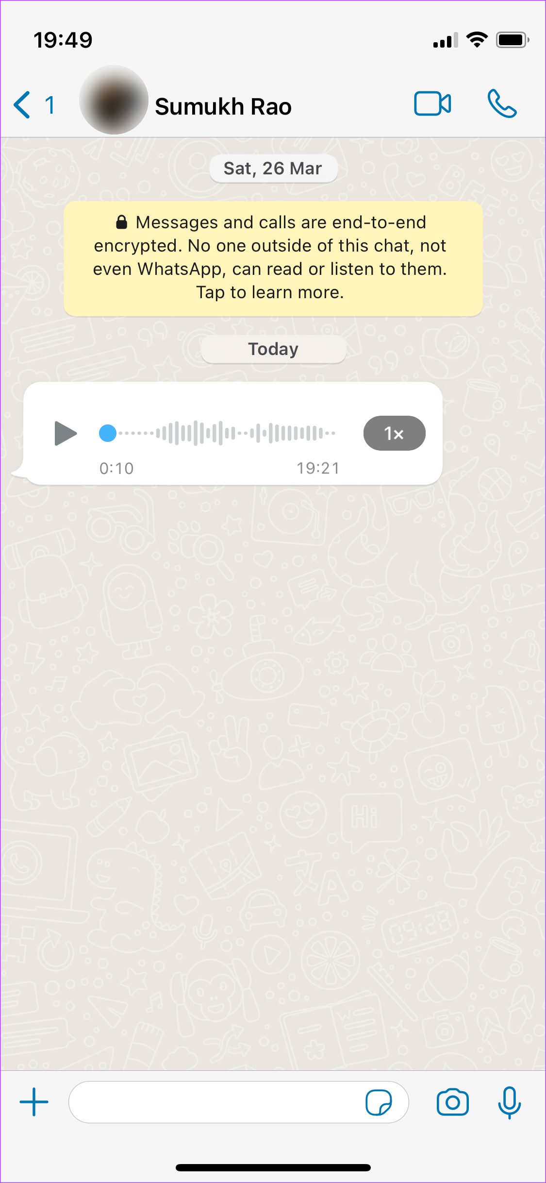 Audio WhatsApp