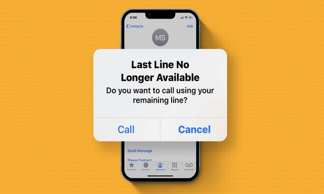 Comment réparer La dernière ligne n'est plus disponible sur iPhone