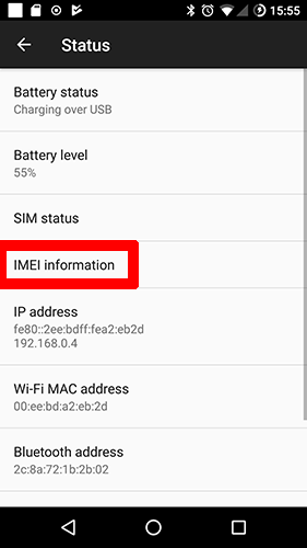 vérifier-numéro-imei-android