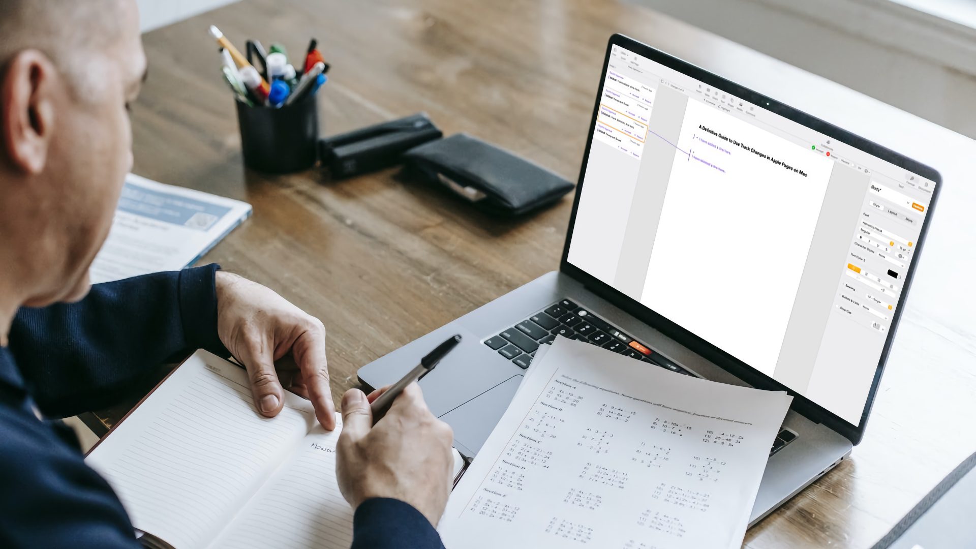 Un guide définitif pour utiliser le suivi des modifications dans les pages Apple sur Mac
