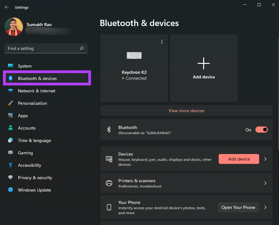 Bluetooth et appareils