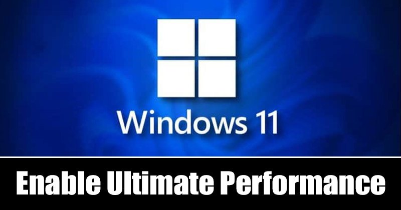 Comment activer le plan d'alimentation Ultimate Performance dans Windows 11