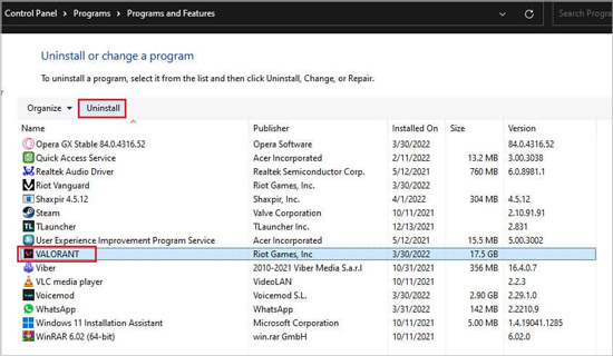 désinstaller-le-programme-du-panneau-de-configuration