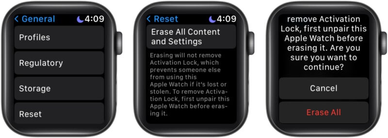 Comment dissocier une Apple Watch sans l'iPhone