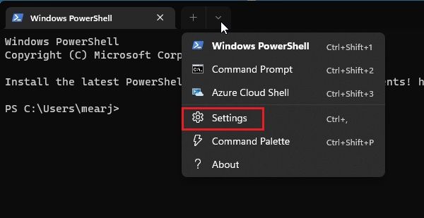 Toujours ouvrir PowerShell en tant qu'administrateur sur Windows 11