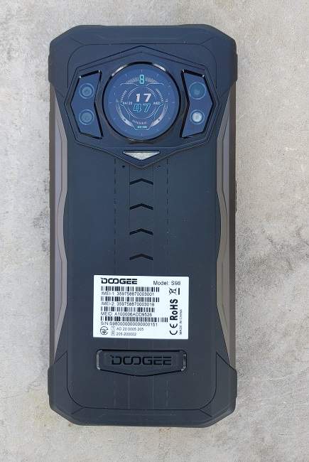 Configuration de l'examen du smartphone Doogee S98