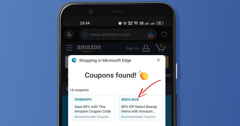 Comment activer la fonctionnalité de coupon d'achat dans Microsoft Edge sur Android