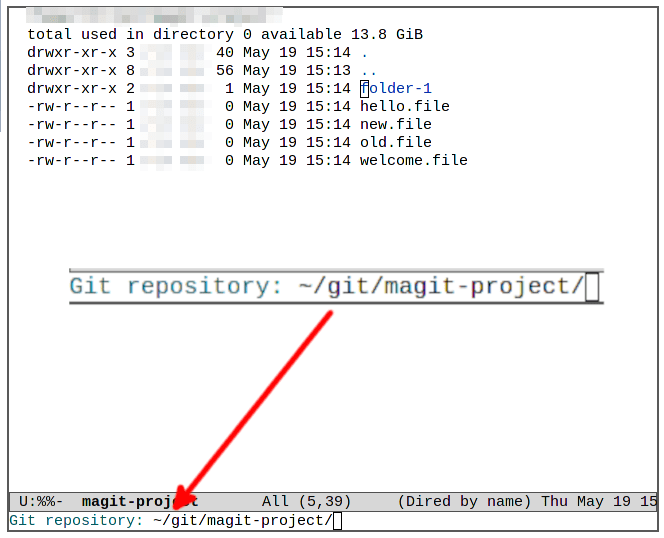 Emacs Magit 08 Créer un nouveau référentiel Git