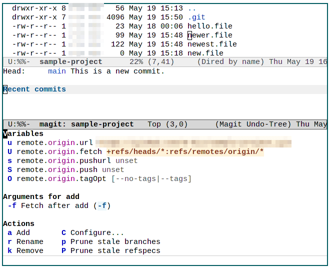 Emacs Magit 19 Git Ajouter une fonctionnalité