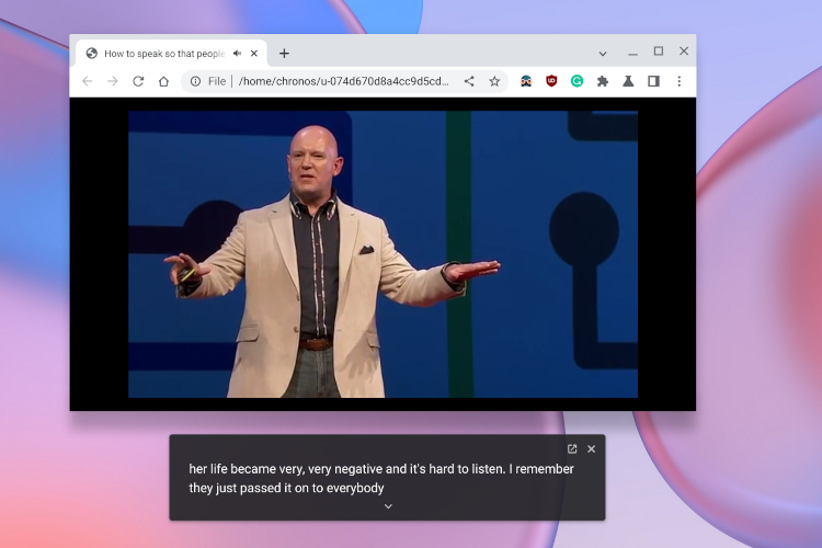 Comment activer Live Caption sur votre Chromebook