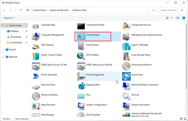 Ouvrez le Panneau de configuration dans Windows 11 (2022)