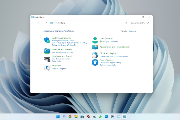 Comment ouvrir le panneau de configuration dans Windows 11