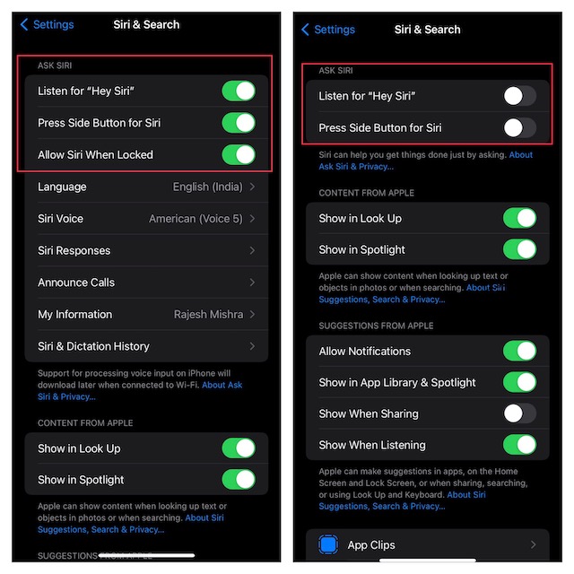 Activer ou désactiver Siri sur iPhone ou iPad 