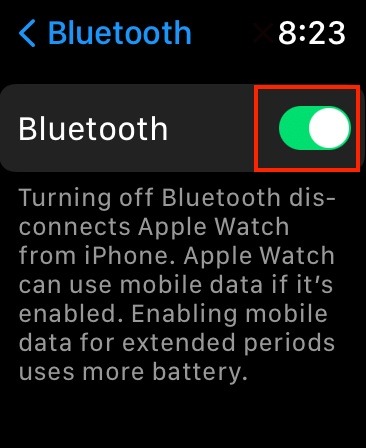 Apple Watch ne déverrouille pas l'activation du Bluetooth sur Mac