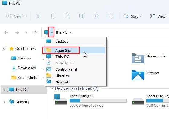 Trouver le dossier de démarrage de Windows 11 à partir de l'explorateur de fichiers