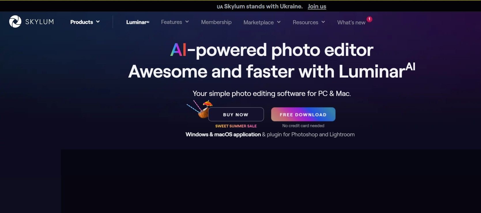 AI Luminar un logiciel de retouche photo Skylum