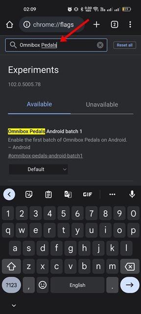 Pédales Omnibox