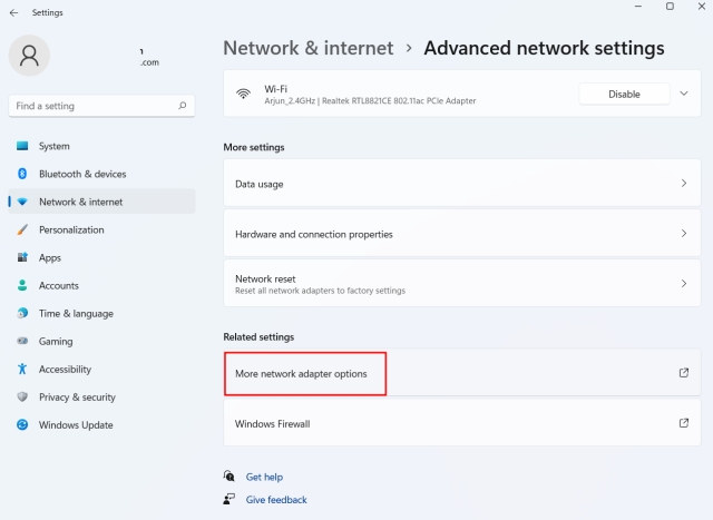 Trouver le mot de passe Wi-Fi dans Windows 11 à l'aide de l'application Paramètres