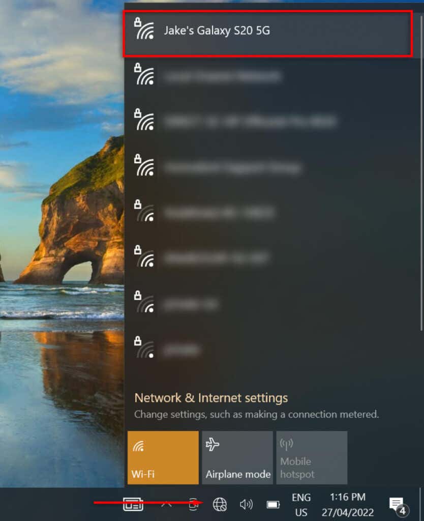 Connectez votre ordinateur portable Windows au point d'accès Wi-Fi image 6