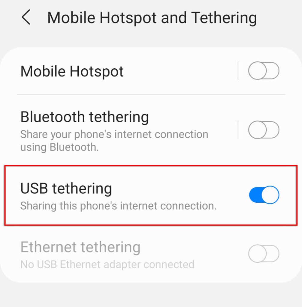 Comment connecter votre ordinateur portable au point d'accès mobile via USB image 3
