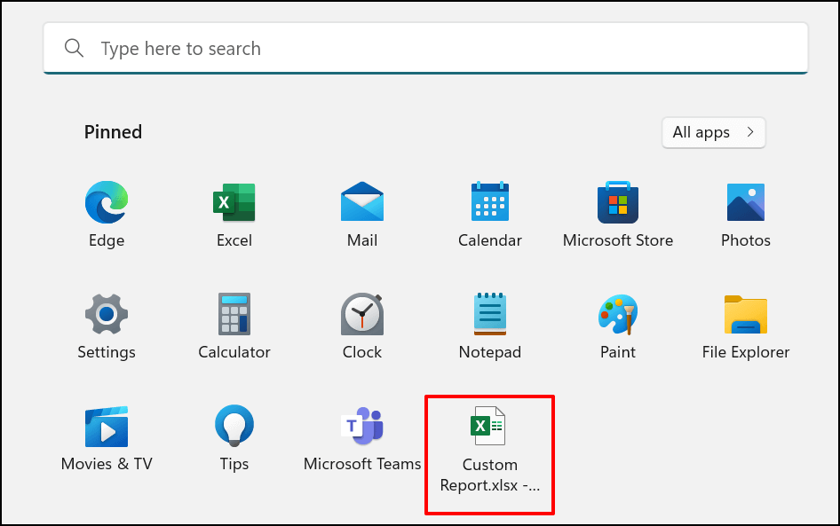 Ajouter un fichier au menu Démarrer de Windows image 8