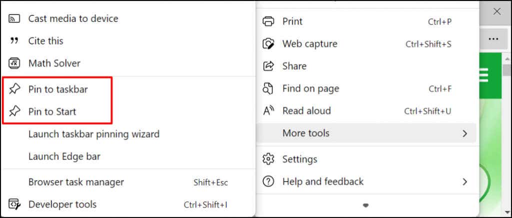 Ajouter un raccourci de site Web au menu Démarrer de Windows image 3