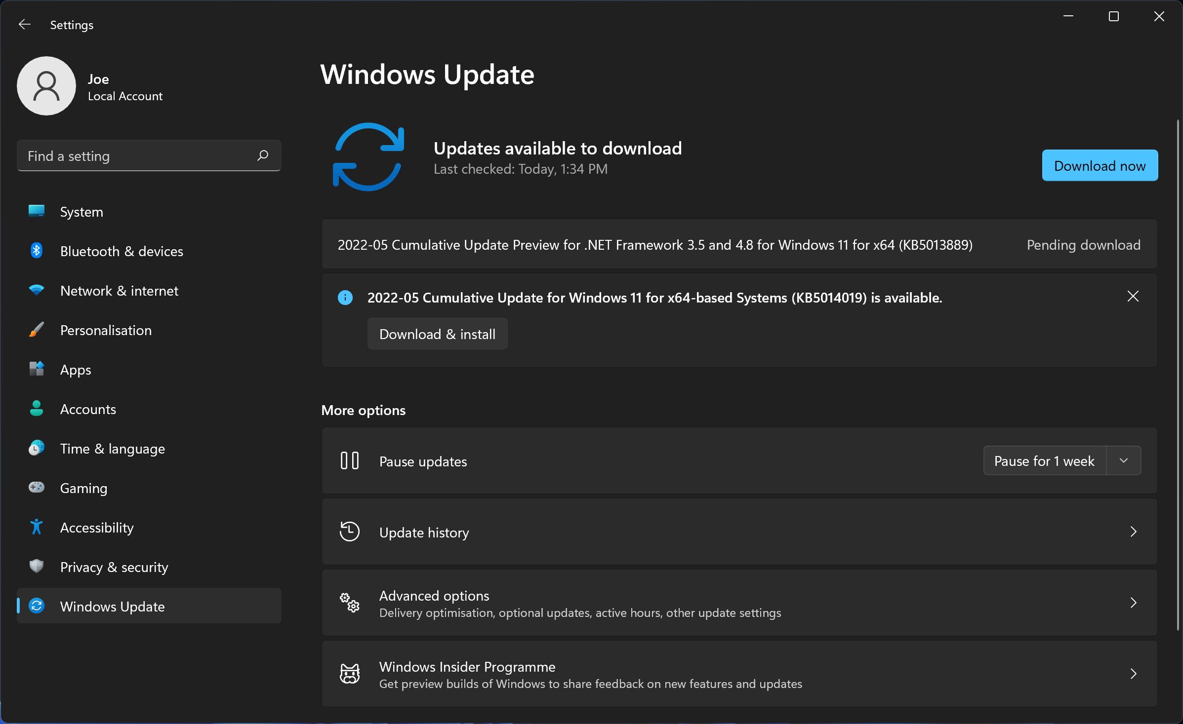 mise à jour windows 11 windows