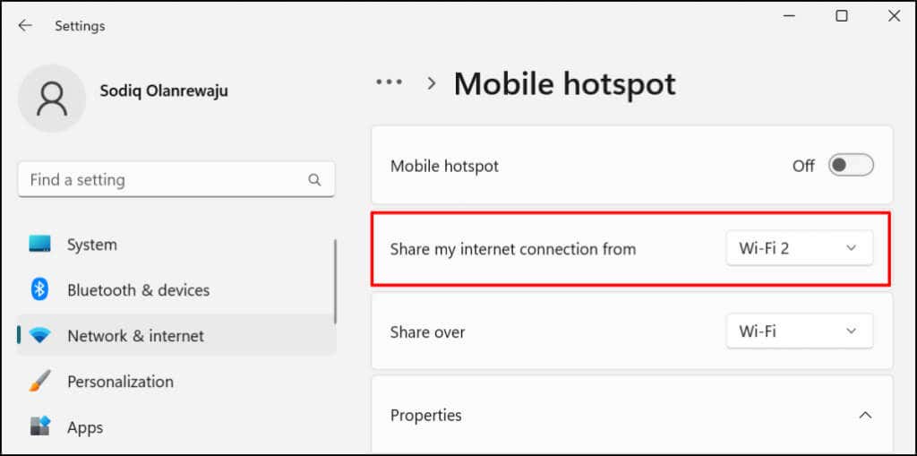 Partager la connexion Wi-Fi via Hotspot image 2