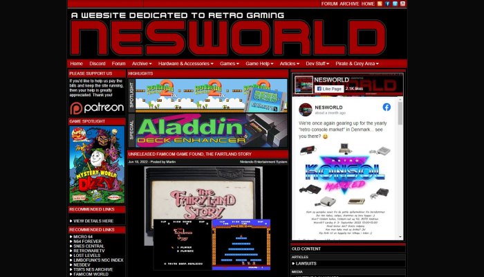 Roms juridiques Nesworld