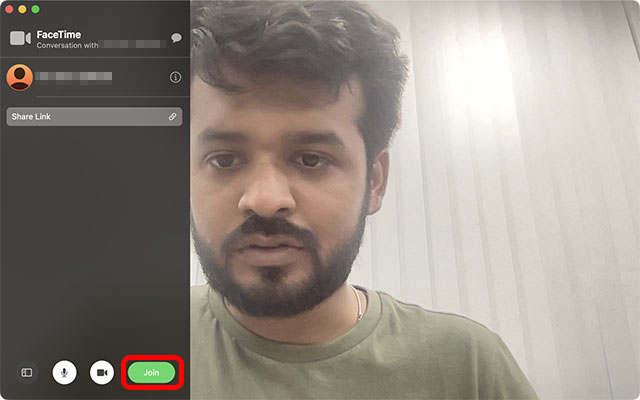 rejoindre l'appel facetime sur mac
