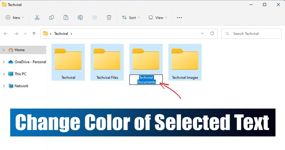 Comment changer la couleur du texte en surbrillance et de l'arrière-plan dans Windows