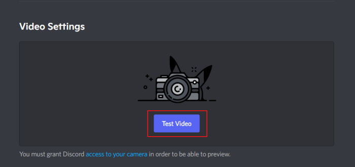 Testez votre webcam Testez la vidéo 1