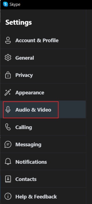 Testez votre webcam Skype Audio Vidéo