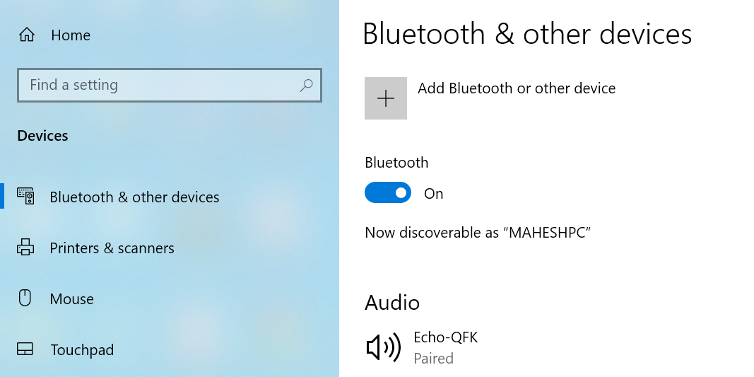 Désactiver Bluetooth sur Windows 10