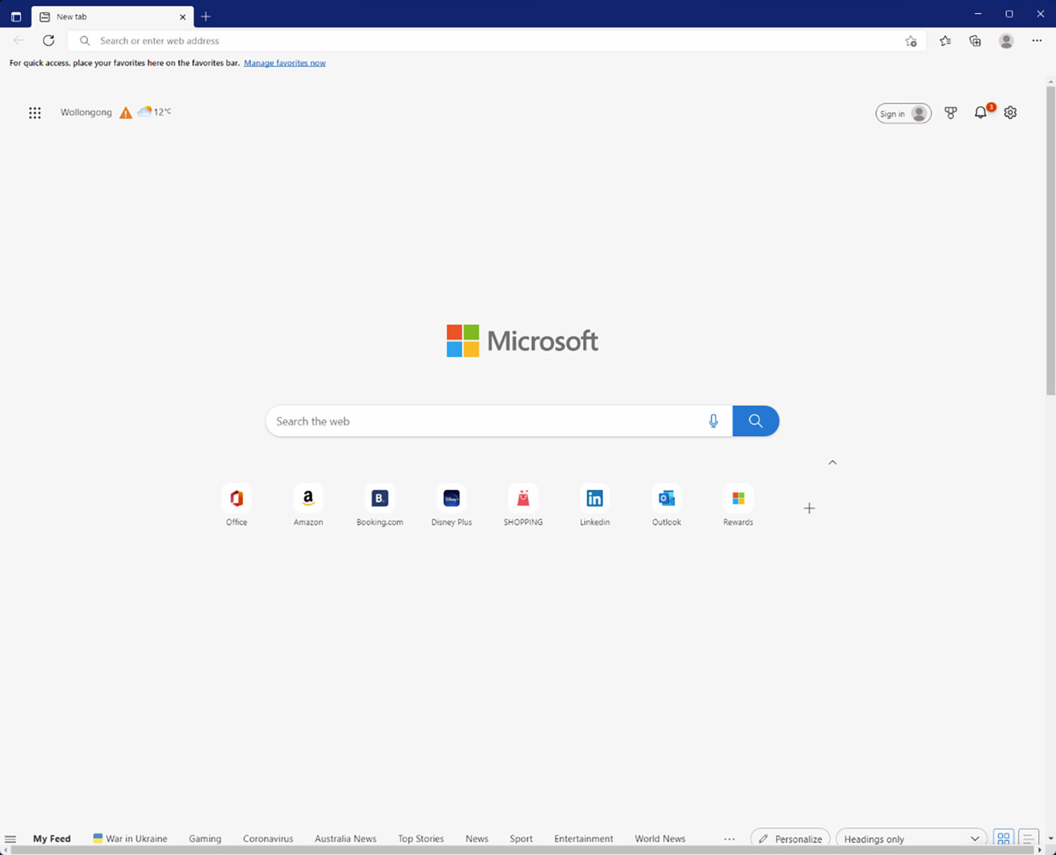 Navigateur Microsoft Edge