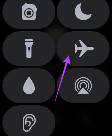 Mode avion sur Apple Watch