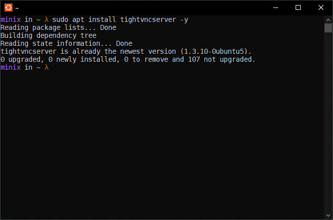 Cinq choses Wsl installer Tight Vnc