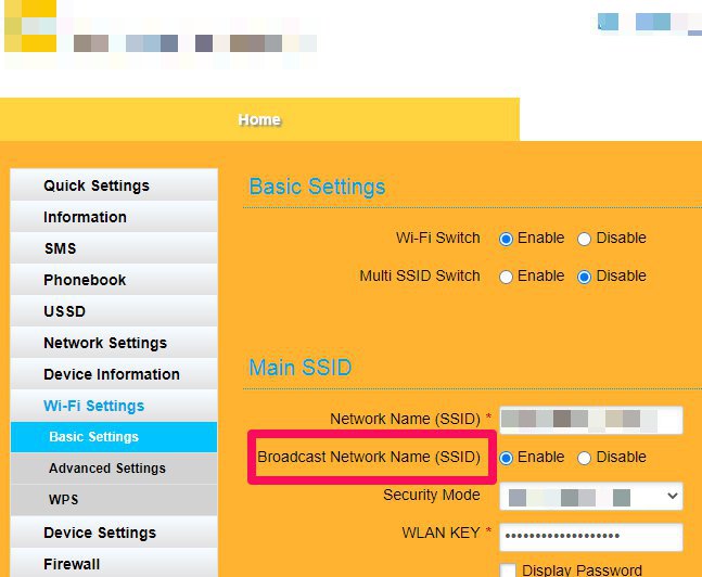 Se connecter à la diffusion réseau cachée Ssid 2