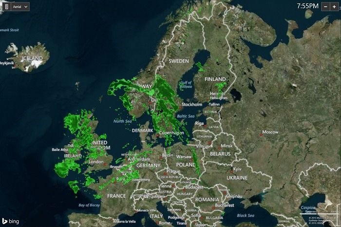 Radar météo Europe