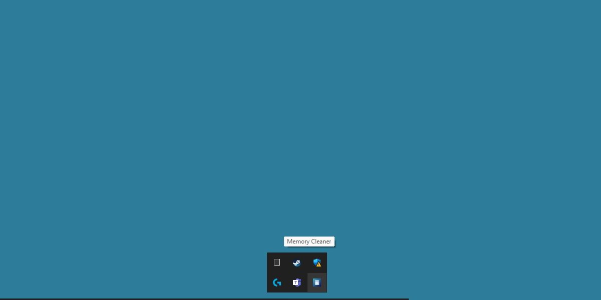 capture d'écran de l'icône du coin du nettoyeur de mémoire