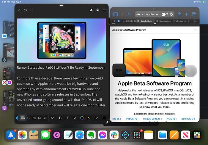 Ipados 16 Gestionnaire de scène de rumeur retardée