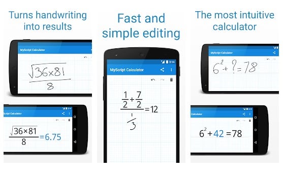 Calculateur MyScript