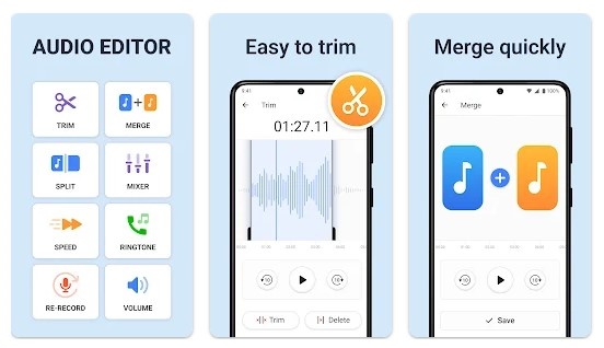 Éditeur audio et créateur de sonneries