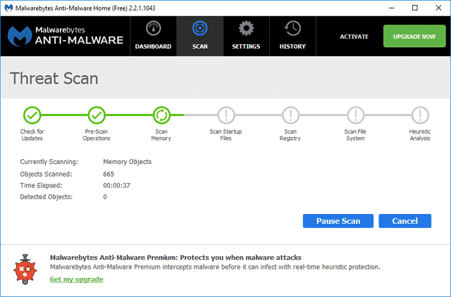 Analysez votre ordinateur avec un antivirus