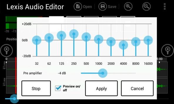 Éditeur audio Lexis