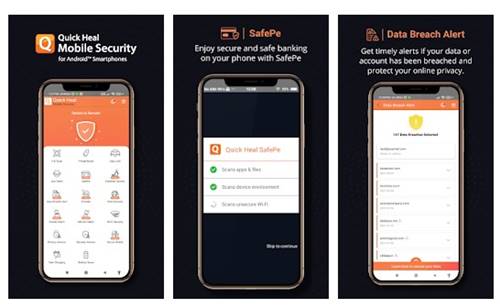 Antivirus et sécurité mobile (Quickheal)